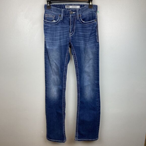 BKE Denim - BKE jeans women's 27x31 blue Stonewash Aiden bootleg